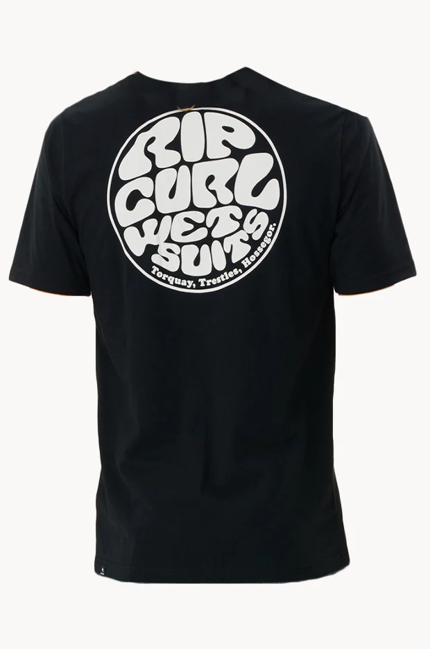 Mens Icons Of Surf Short Sleeve Rash Top - Image 3