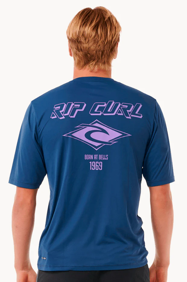 Mens Icons Surflite Short Sleeve Suntop - Image 3