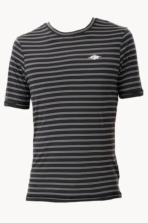 Mens Plain Stripe Short Sleeve Suntop - Image 3