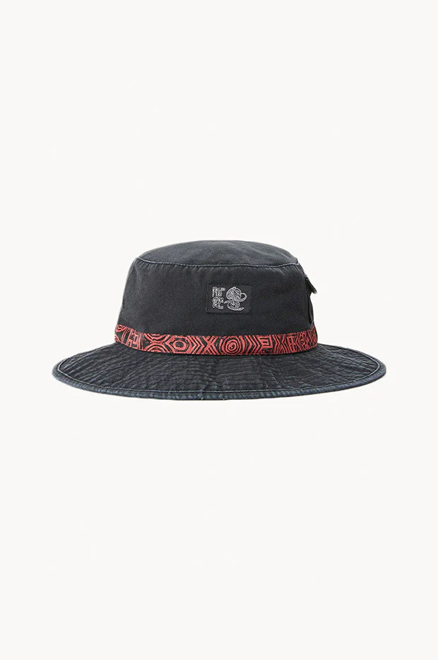 Mens Solid Rock Wide Brim Hat - Image 2