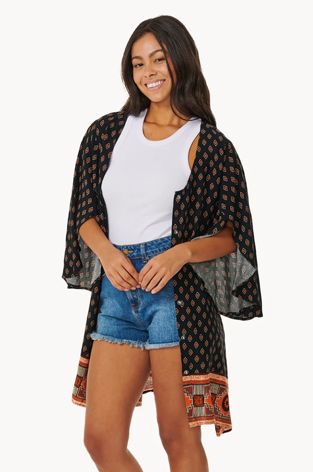 Pacific Dreams Kimono Dress - Image 3