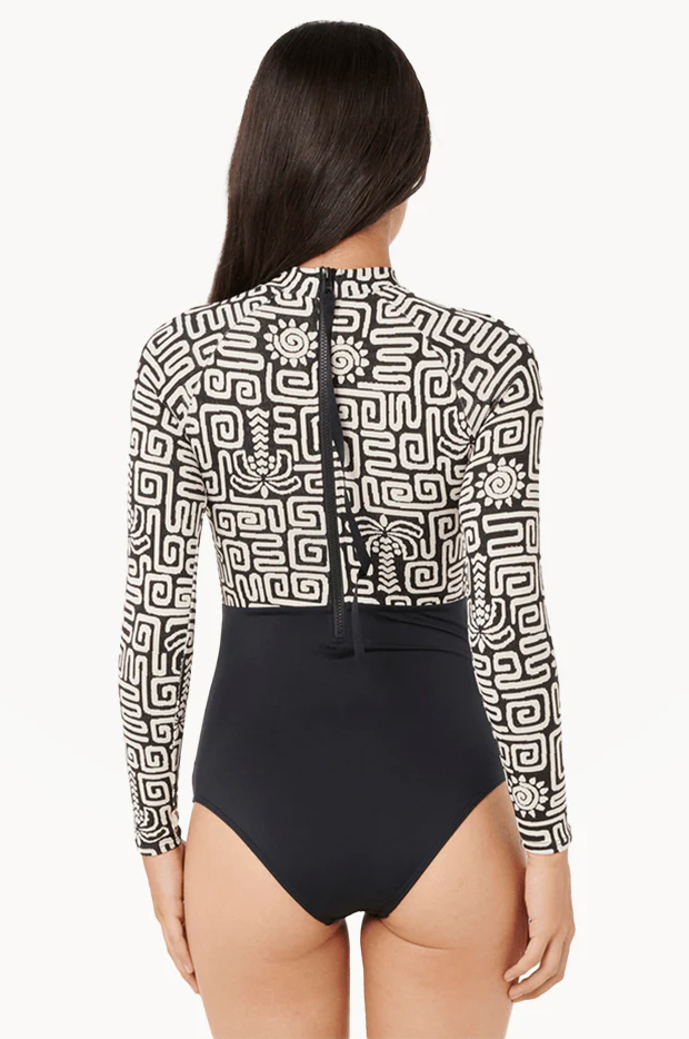 Sunset Jacquard Sunsuit - Image 2