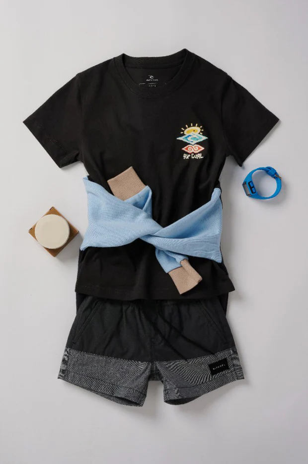Toddler Boys Blocked Volley Boardshort - Image 3