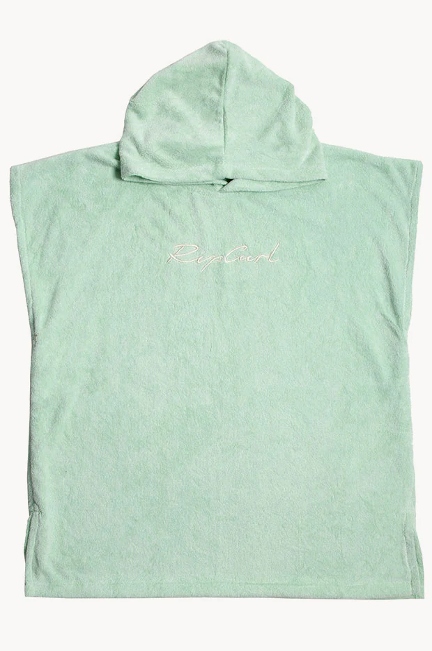 Toddler Girls Script Hooded Towel