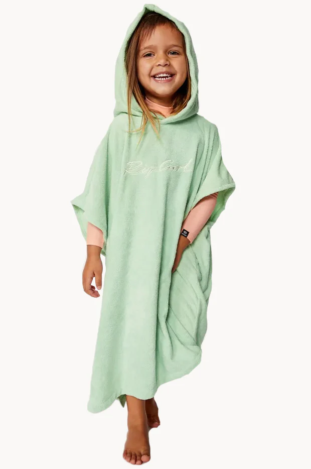 Toddler Girls Script Hooded Towel - Image 3