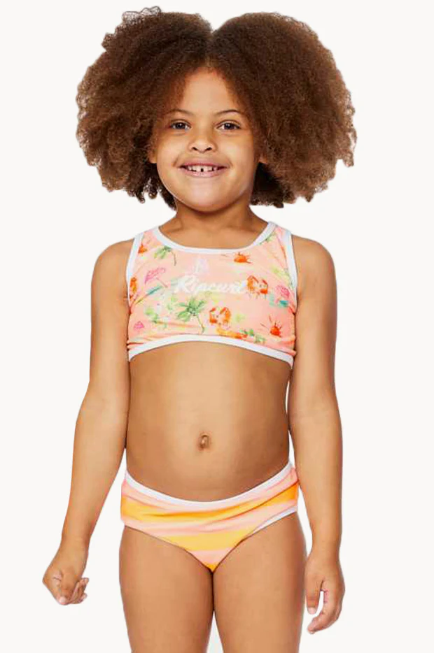 Toddler Girls Vacation Club High Neck Crop Set - Image 3