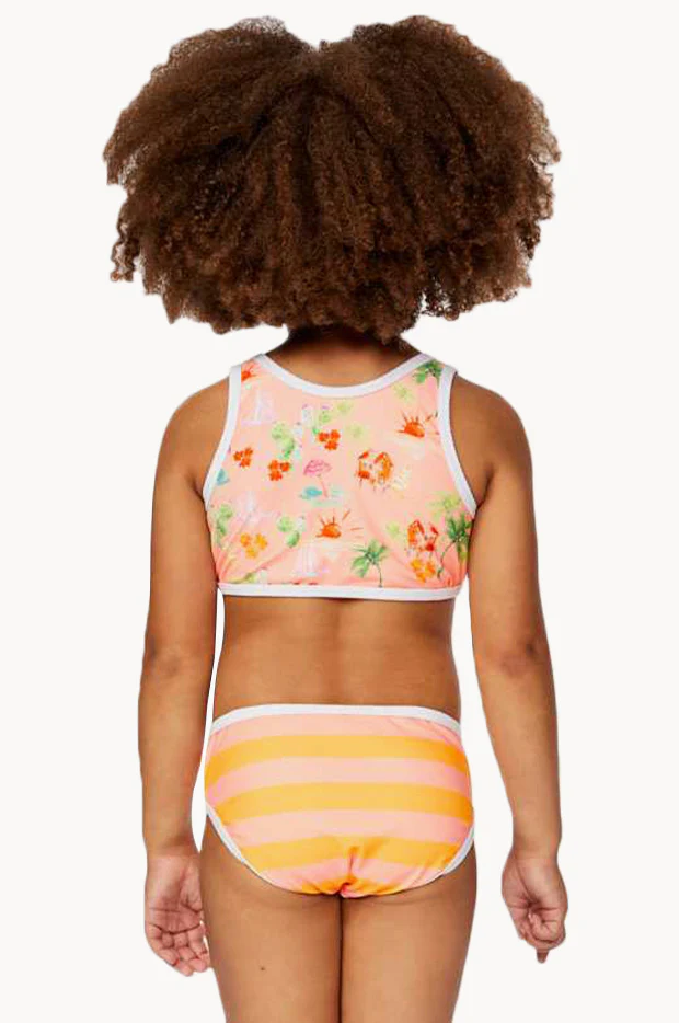 Toddler Girls Vacation Club High Neck Crop Set - Image 4