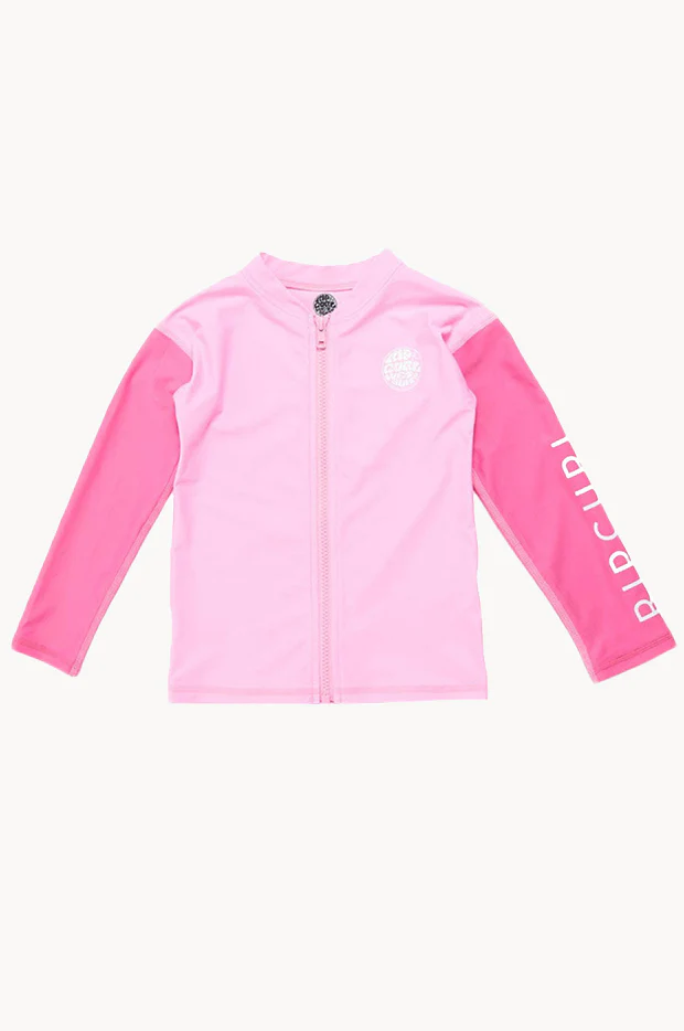Toddler Long Sleeve Zip Suntop