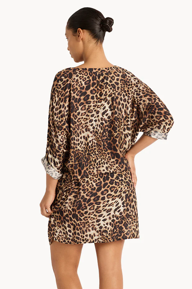 Romeo 3/4 Sleeve Shirt Dress - Image 2