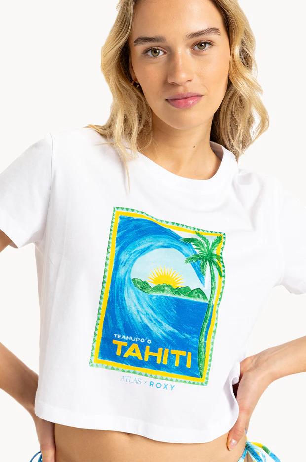 Atlas Ocean Regular Crop Tee - Image 4