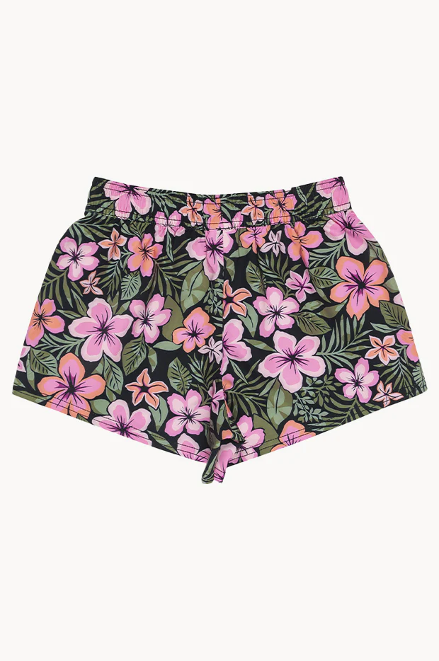 Girls Active Floral Boardshort - Image 2