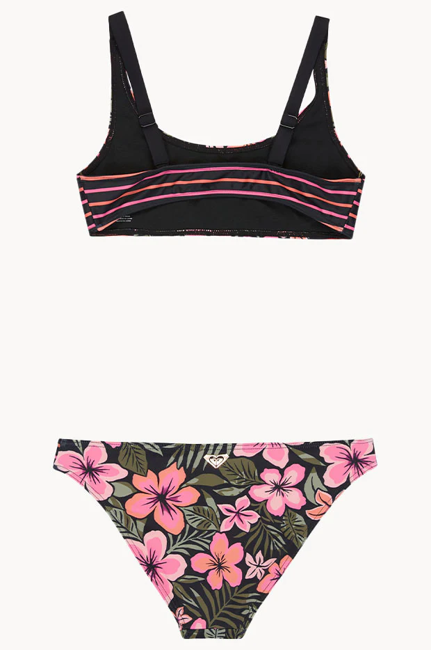 Girls Active Floral Bralette Set - Image 2