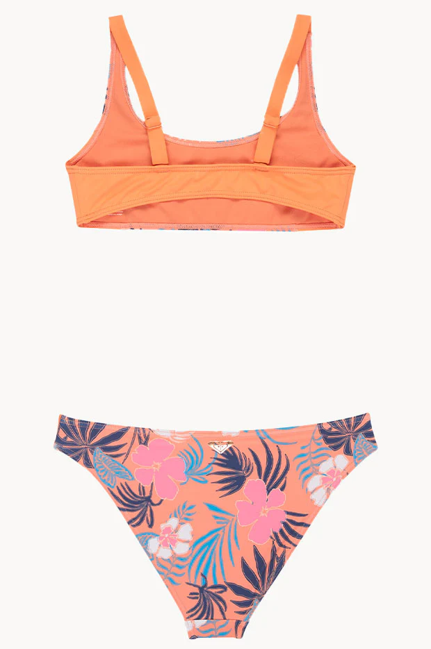 Girls Active Floral Bralette Set - Image 2