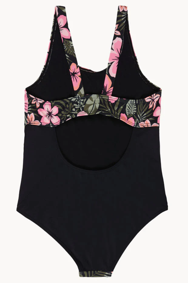 Girls Active Floral One Piece - Image 2