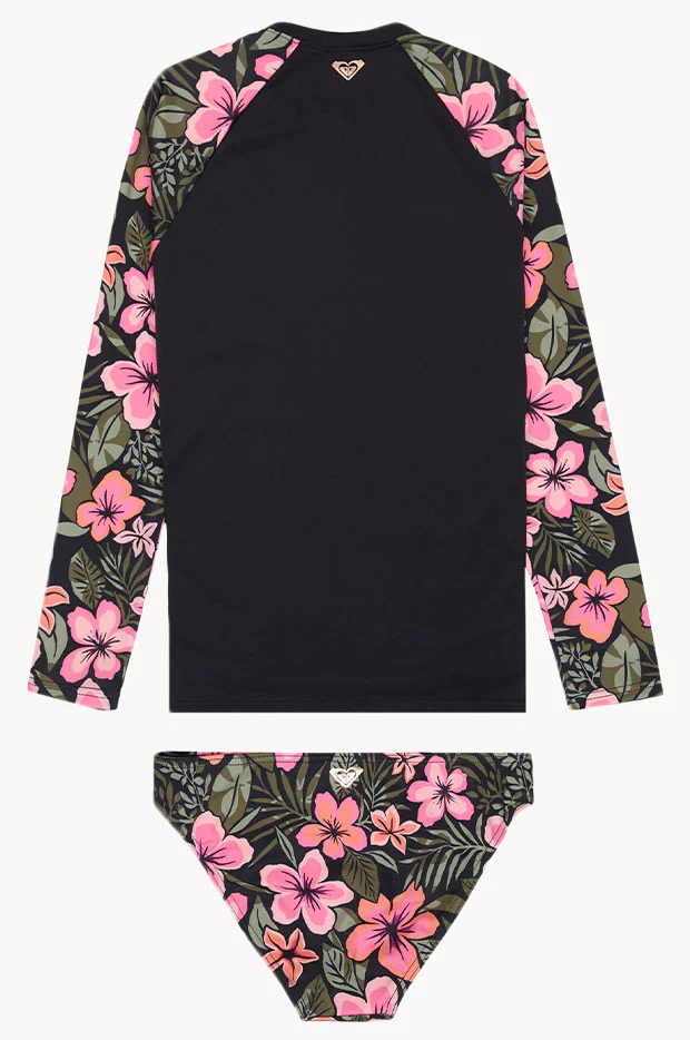 Girls Active Floral Suntop Set - Image 2