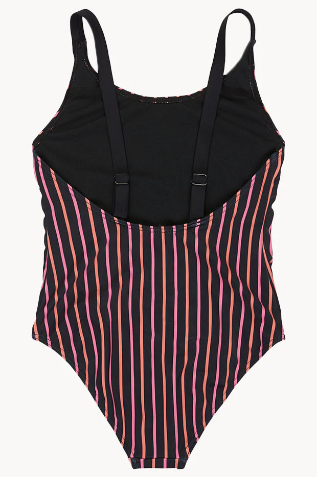 Girls Active Stripe One Piece - Image 2