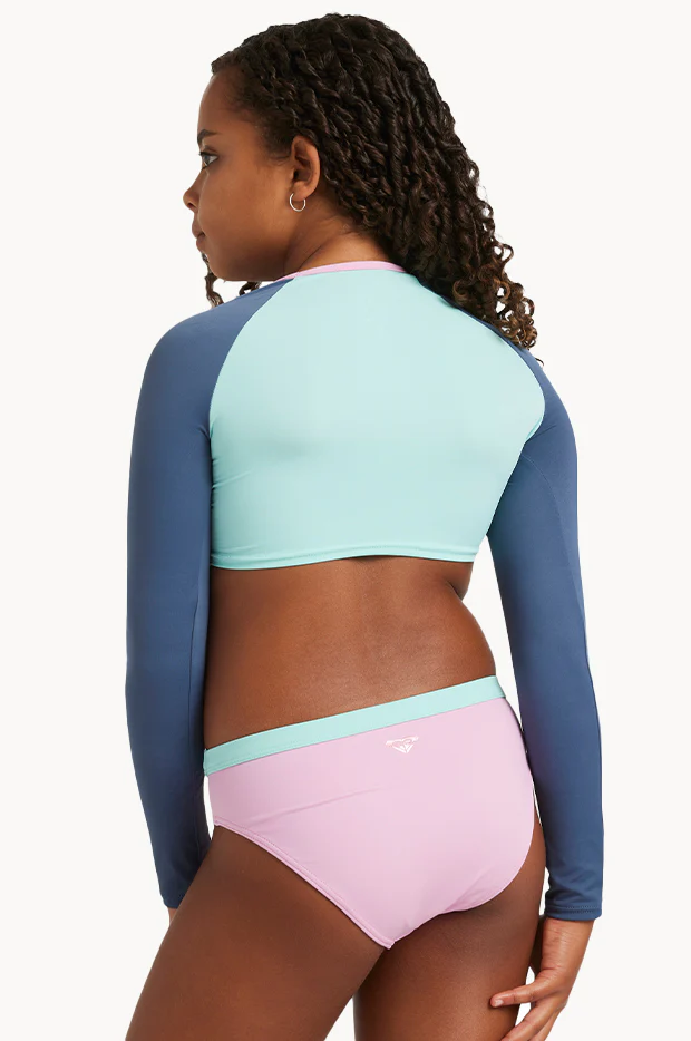 Girls Colorblock Crop Suntop Set - Image 2