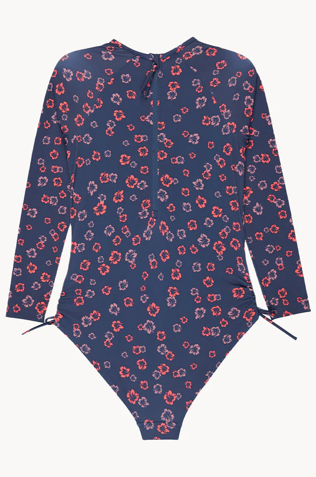 Girls Cute Ditsy Long Sleeve Sunsuit - Image 2