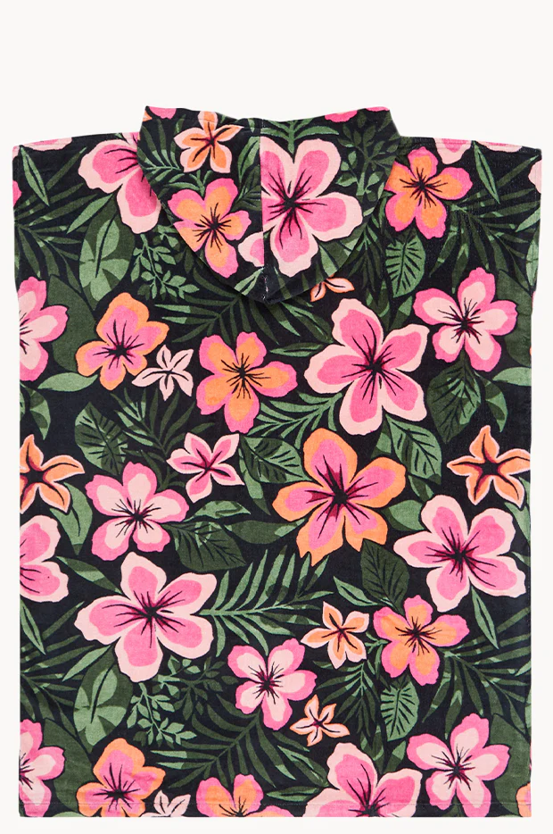 Girls Fearless Floral Stay Magical Hooded Towel - Image 2