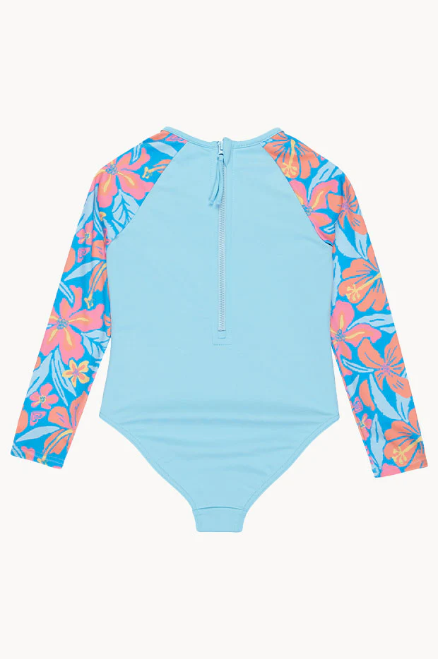 Hibiscus Hugs Long Sleeve Sunsuit - Image 2