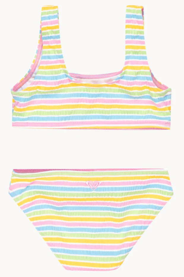 Girls Mirage Stripe Bralette Set - Image 2
