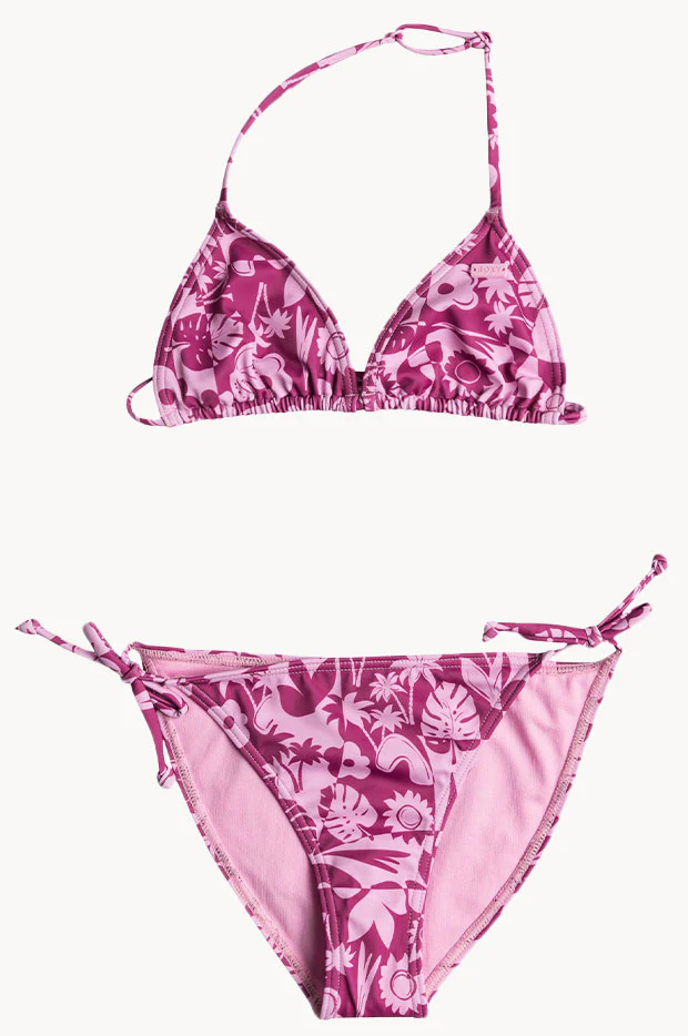 Girls Slice Of Paradise Tiki Tri Set