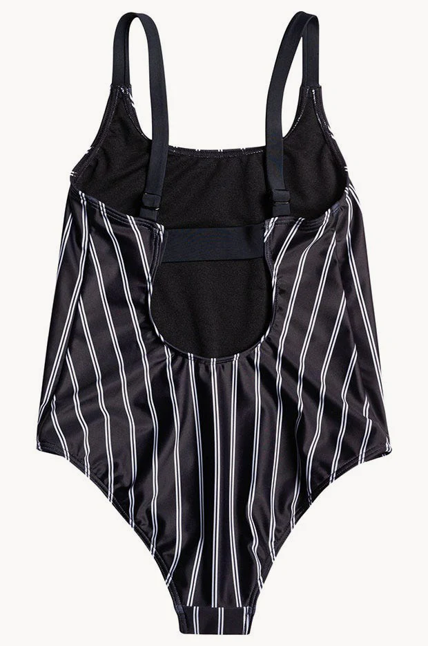 Girls Stripe Swim For Good Time One Piece - Image 2