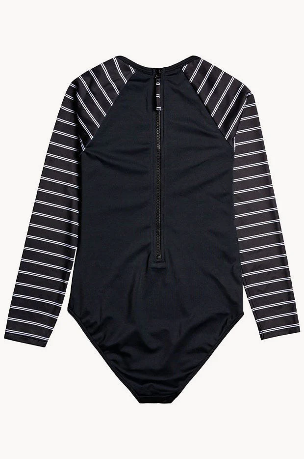 Girls Stripe Swim For Good Time Sunsuit - Image 2