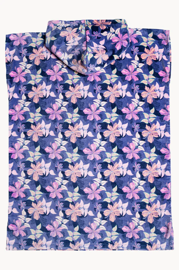 Girls Sunny Floral Stay Magical Hooded Towel - Image 2