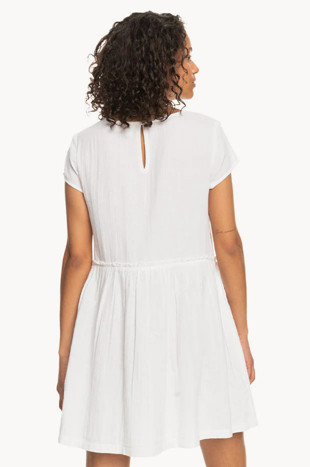 Plain Smooth Blue Vibes Dress - Image 2