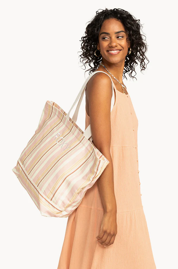 Strippy Beach Tote Bag - Image 4