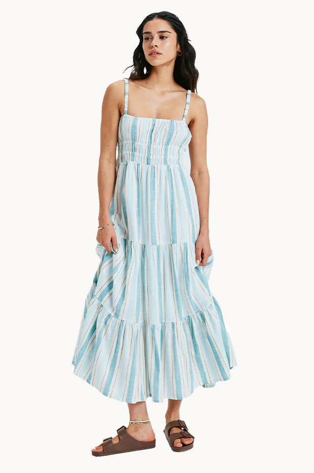 Sunshine Coastline Stripe Dress