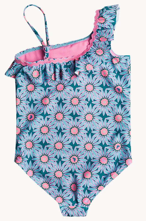 Toddler Girls Bold Florals One Piece - Image 4