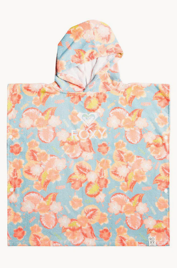 Toddler Girls Floral Stay Magical Hooded Towel