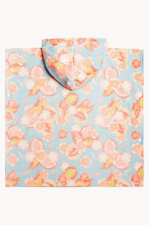 Toddler Girls Floral Stay Magical Hooded Towel - Image 2