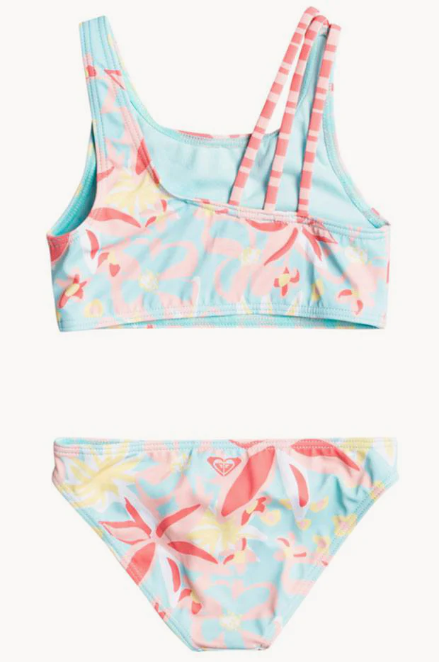 Toddler Girls Holiday Flower Crop Set - Image 2
