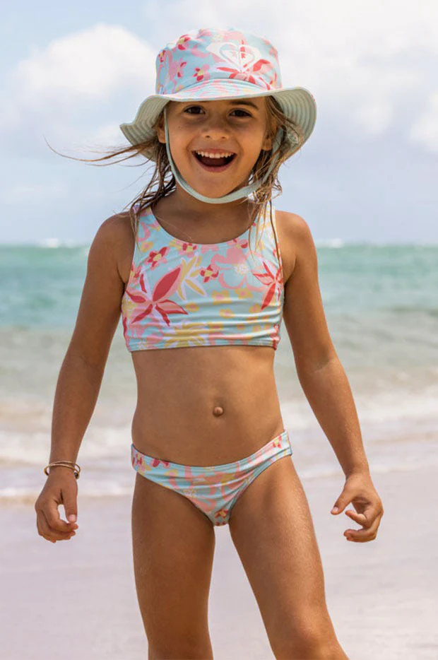 Toddler Girls Holiday Flower Crop Set - Image 3
