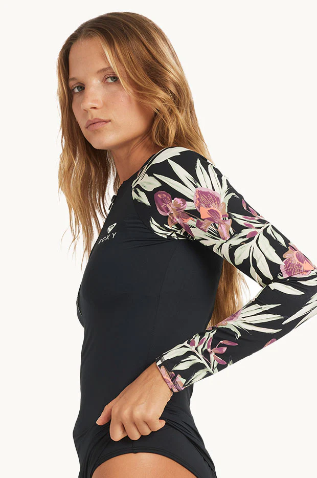 Wind Swept Floral Long Sleeve Suntop - Image 3