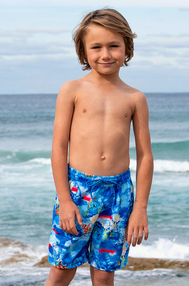 Boys Cosmik Dragon Boardshort