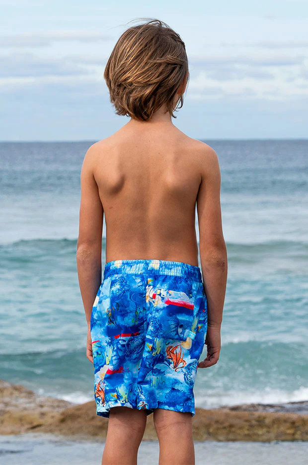 Boys Cosmik Dragon Boardshort - Image 2