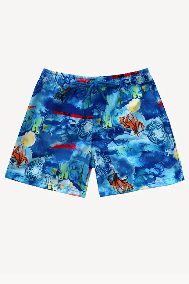 Boys Cosmik Dragon Boardshort - Image 3