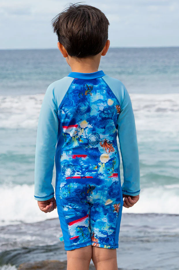 Boys Cosmik Dragon Sunsuit - Image 2