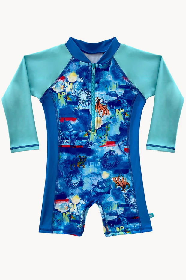 Boys Cosmik Dragon Sunsuit - Image 3