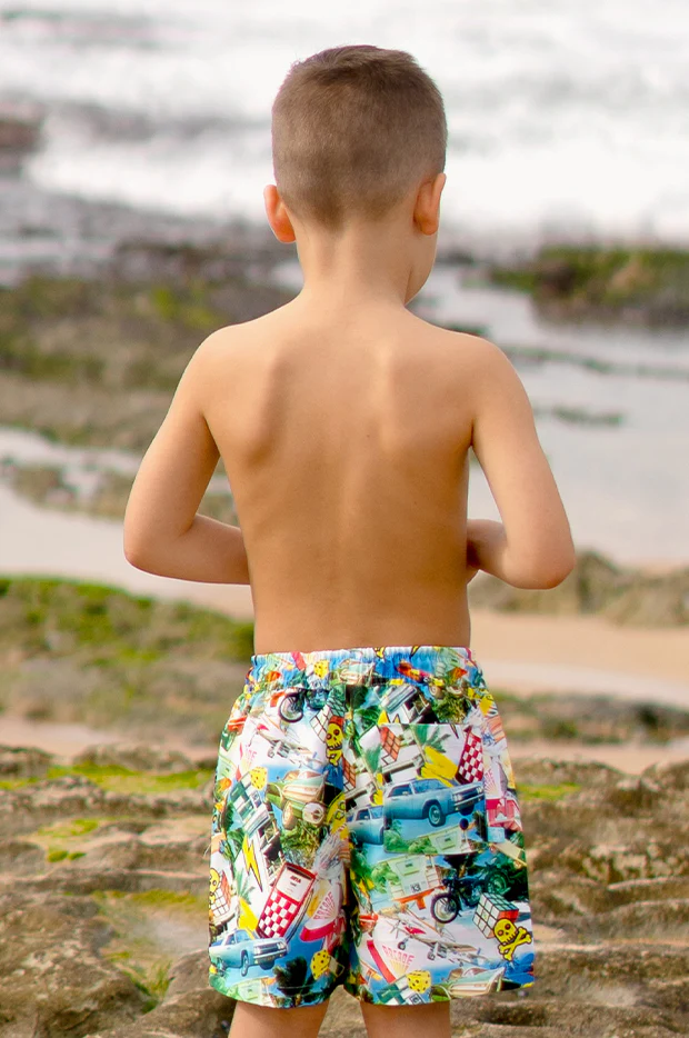 Boys Mash Up Boardshort - Image 2