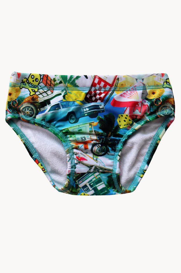 Boys Mash Up Swim Nappy - Image 3