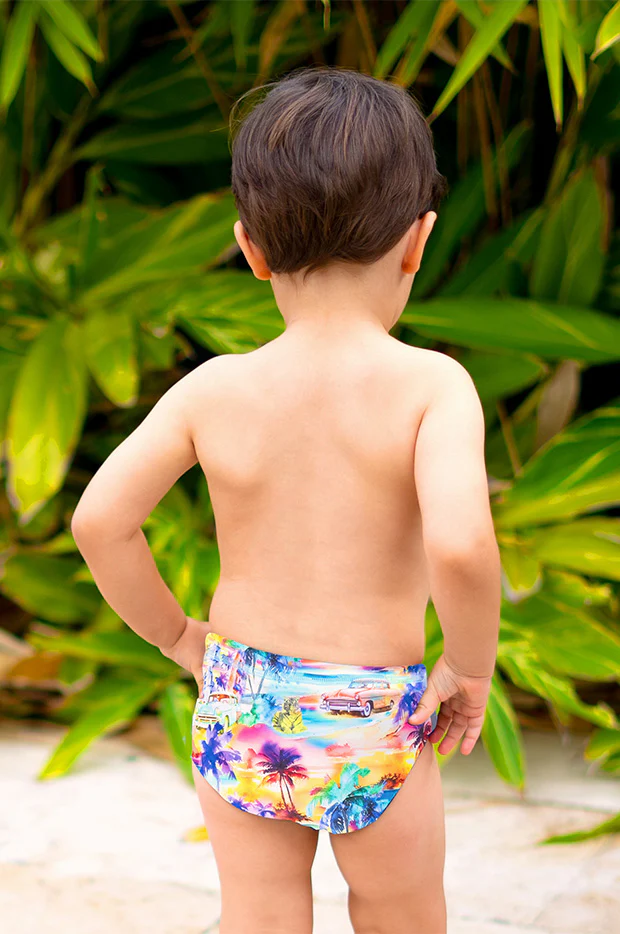 Boys Miami Beach Swim Nappy - Image 3