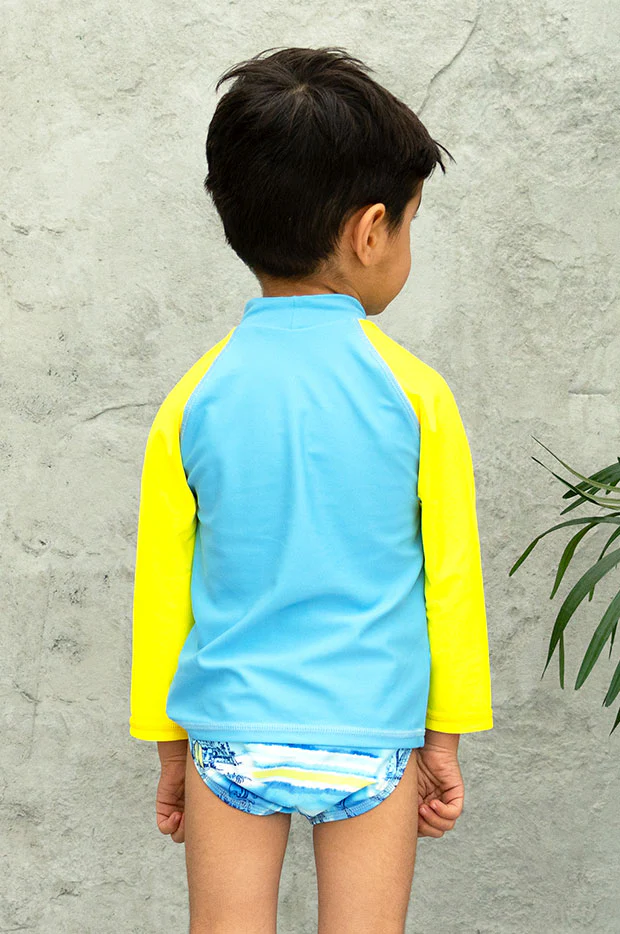Boys Shipwrecked Long Sleeve Suntop - Image 3