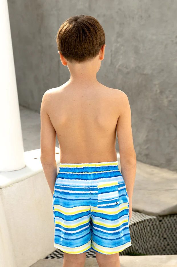 Boys Shipwrecked Stripe Boardshort - Image 2
