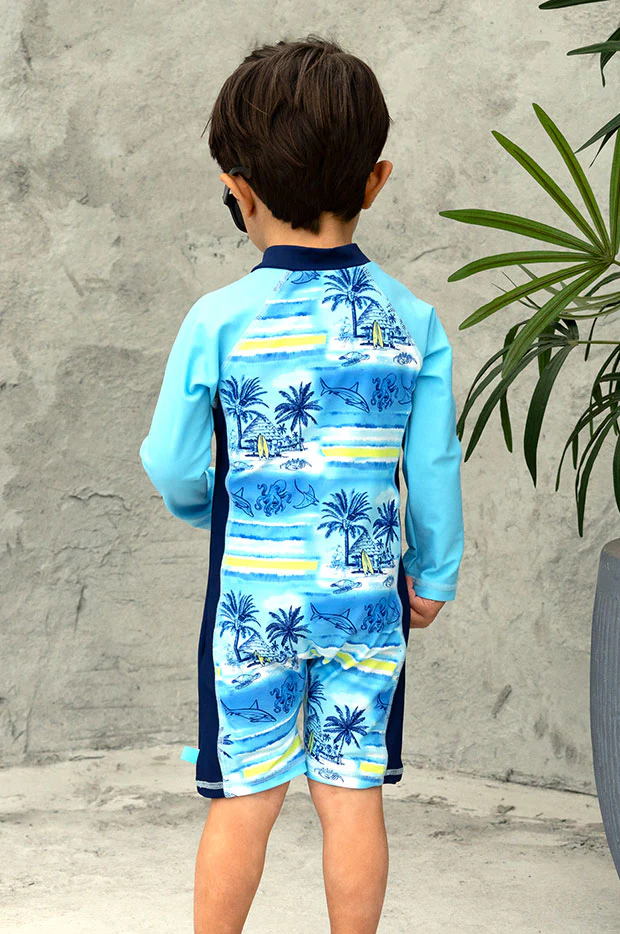 Boys Shipwrecked Sunsuit - Image 2
