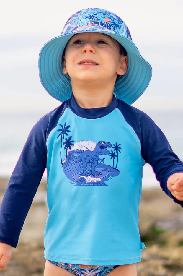 Boys Tiki Long Sleeve Suntop